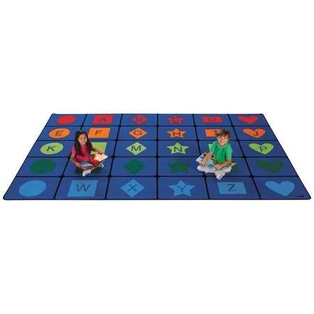 Carpets For Kids Carpets For Kids 3234 Simple Shapes Seating 8.33 ft. x 13.33 ft. Rectangle Rug 3234